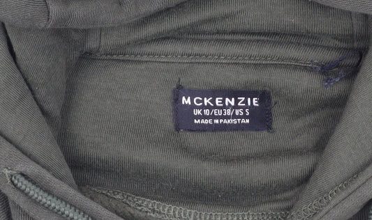 Mens UK Size S McKenzie Green Pullover Hoodie