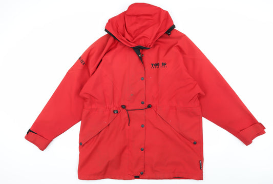 Womens UK Size 12 TOG 24 Red Rain Coat