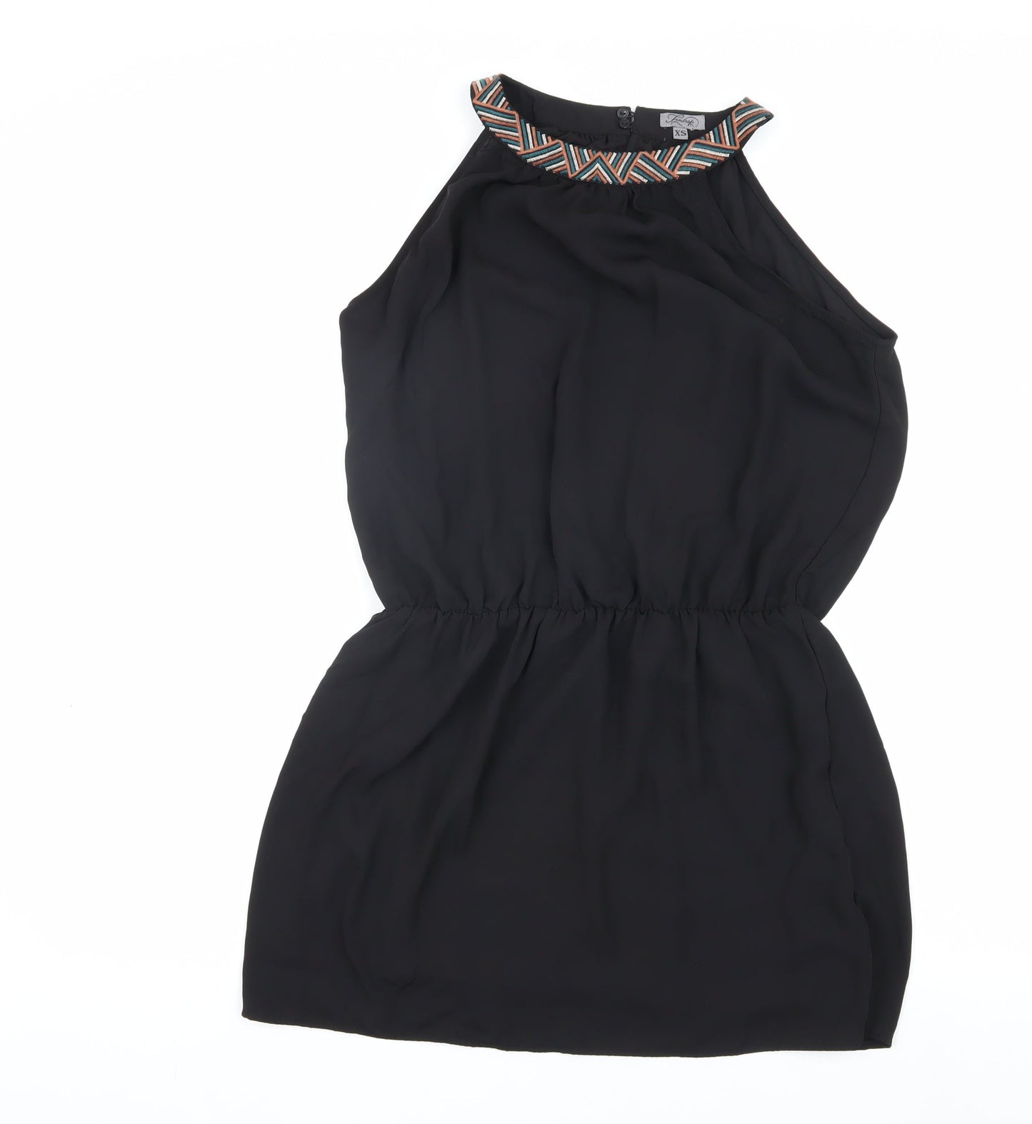 Firetrap Women's XS Black Halter Blouse