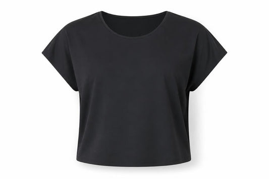 Souluxe Women's Black M Basic T-Shirt