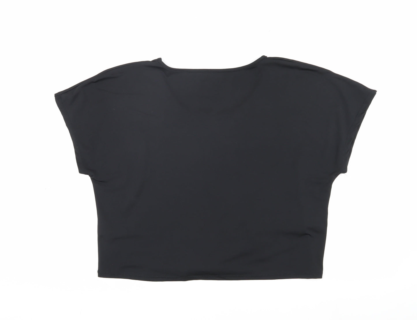 Souluxe Women's Black M Basic T-Shirt