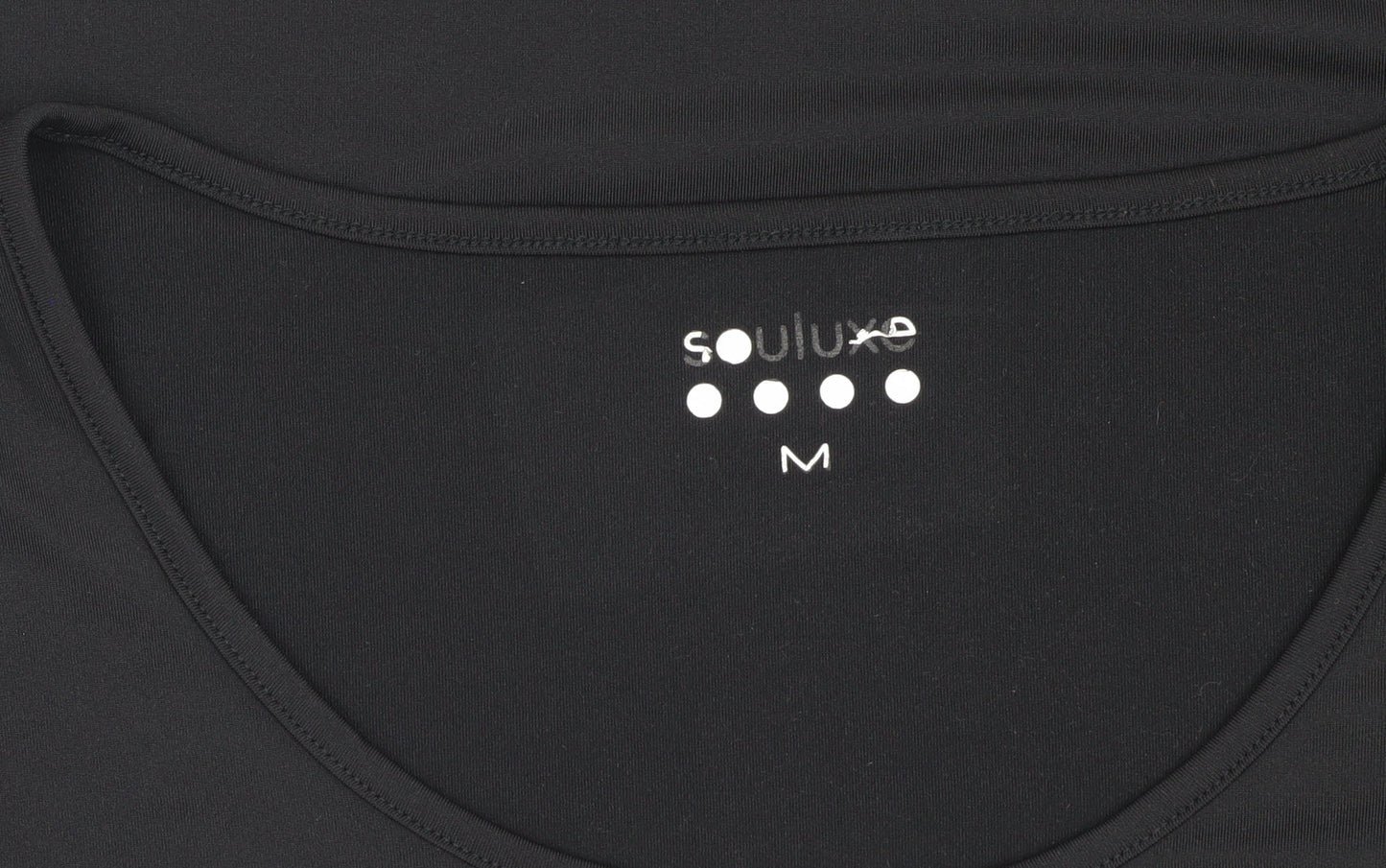 Souluxe Women's Black M Basic T-Shirt