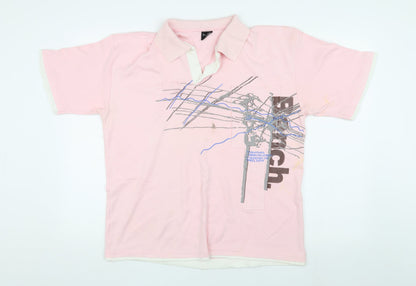 Mens UK Size XL Bench Pink  T-Shirt
