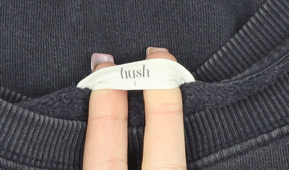 Hush Women's Black Star Sweatshirt L - Trendy Casual Wear