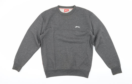Mens UK Size S Slazenger Grey Pullover Sweatshirt