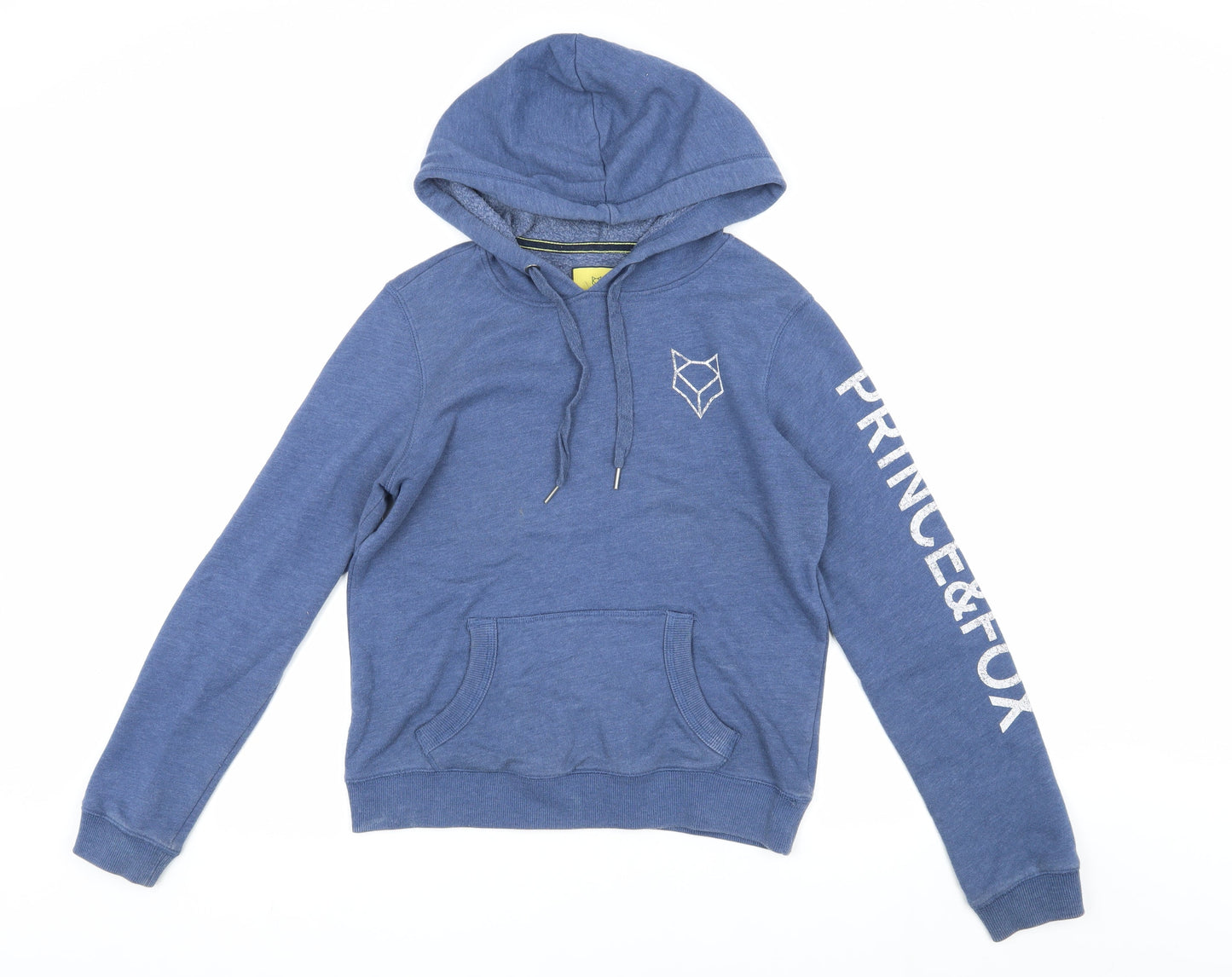Prince & Fox Men's Blue Hoodie M Pullover Logo