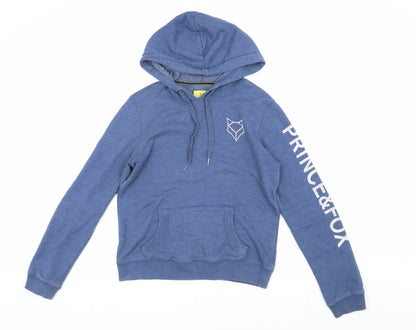Prince & Fox Men's Blue Hoodie M Pullover Logo