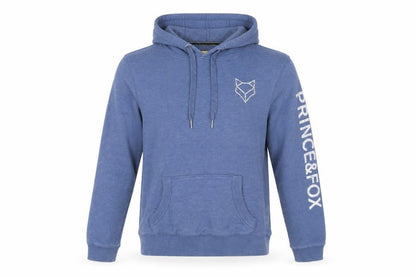 Prince & Fox Men's Blue Hoodie M Pullover Logo