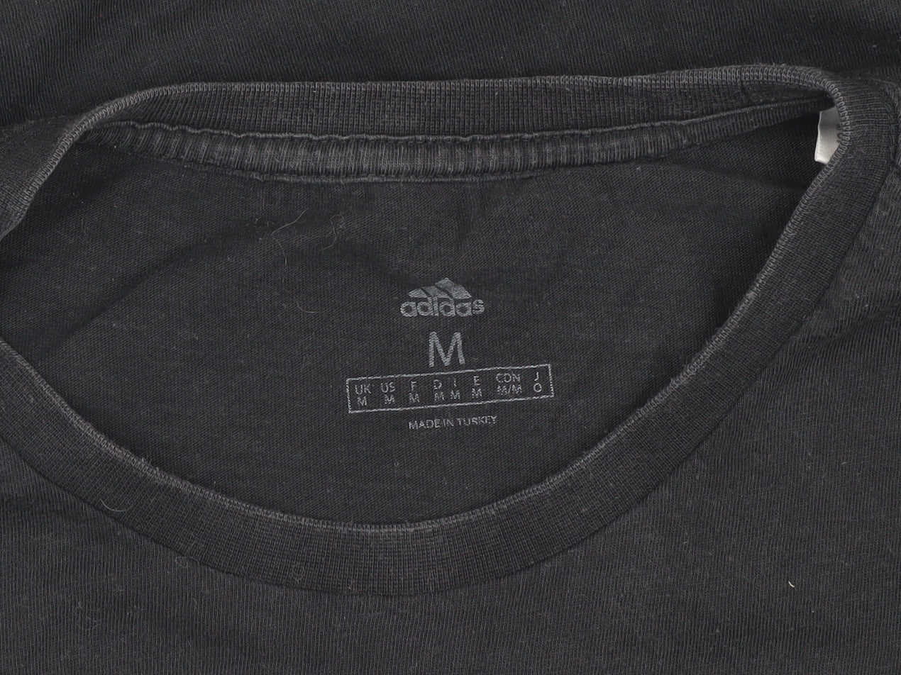 Adidas Men's Black Graphic Print T-Shirt M