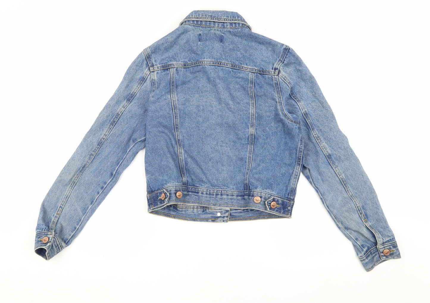 Womens UK Size 8 New Look Blue Basic Jacket