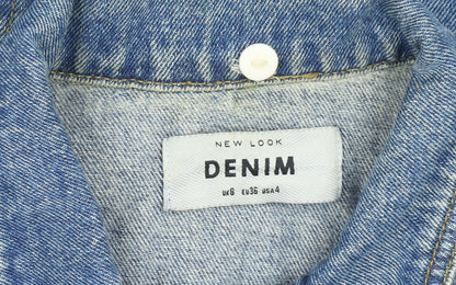 Womens UK Size 8 New Look Blue Basic Jacket