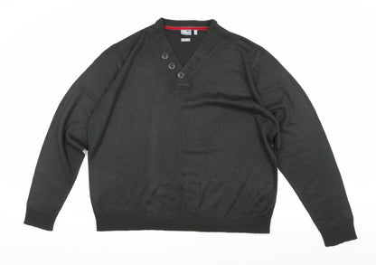 DUKE London Men's Black XL Pullover Jumper