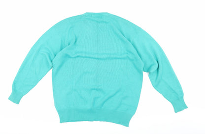 Jumpers Men's Blue Pullover Jumper - Crew Neck