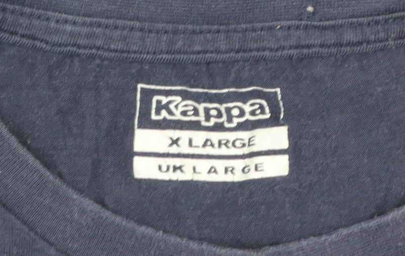 Kappa Men's Blue XL Logo T-Shirt
