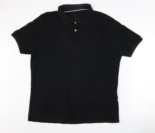 Marks and Spencer Mens Black XL Polo Shirt