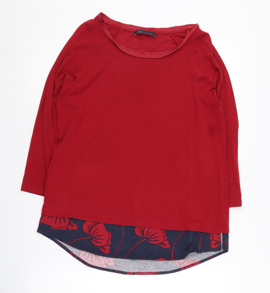 Womens UK Size 14 Marks and Spencer Red Pullover Jumper