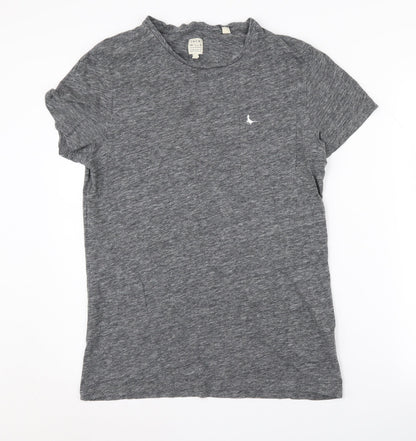 Jack Wills Men's Grey Crew Neck T-Shirt Size S