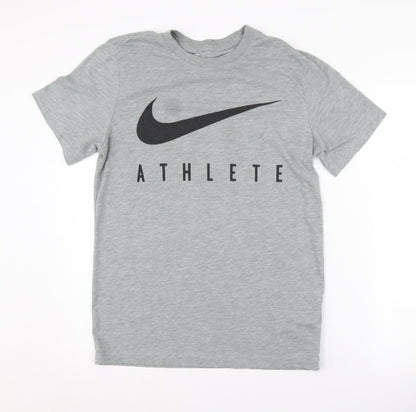 Nike Men's Grey Small Logo T-Shirt