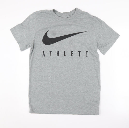 Nike Men's Grey Small Logo T-Shirt
