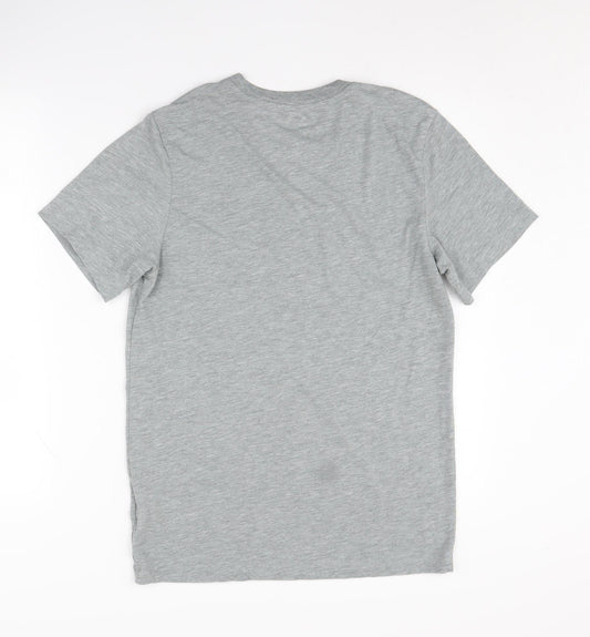 Nike Men's Grey Small Logo T-Shirt