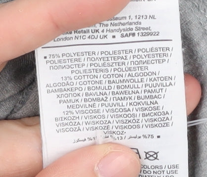 Nike Men's Grey Small Logo T-Shirt