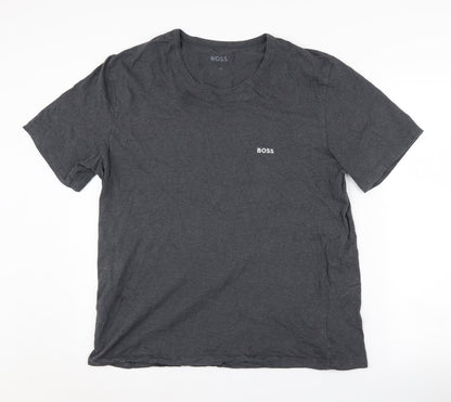 Mens UK Size XL Boss Grey  T-Shirt