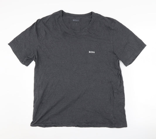 Mens UK Size XL Boss Grey  T-Shirt