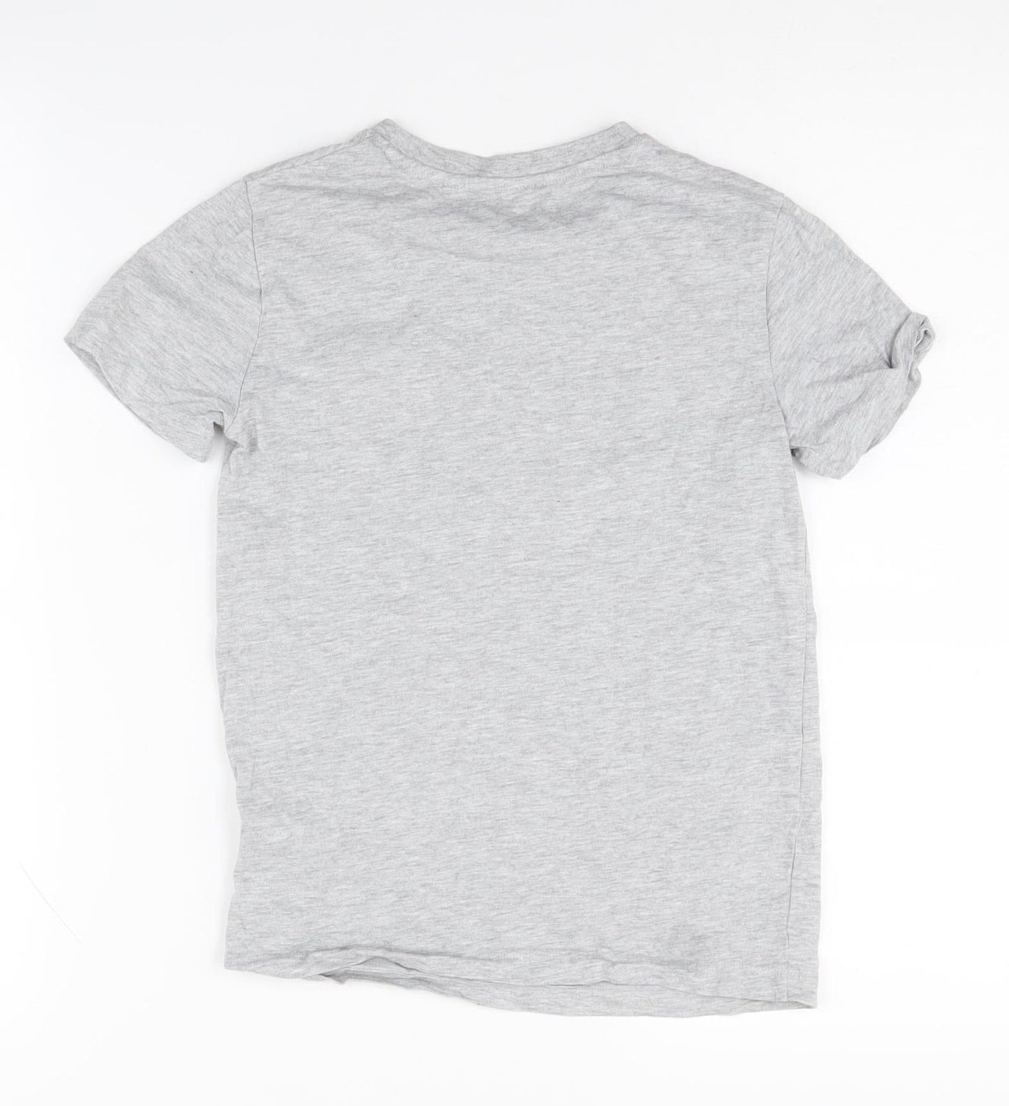 Next Boys' Grey T-Shirt, 8 Years, Short Sleeve, Cotton Blend