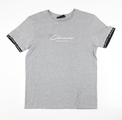 Mens UK Size L Closure London Grey  T-Shirt