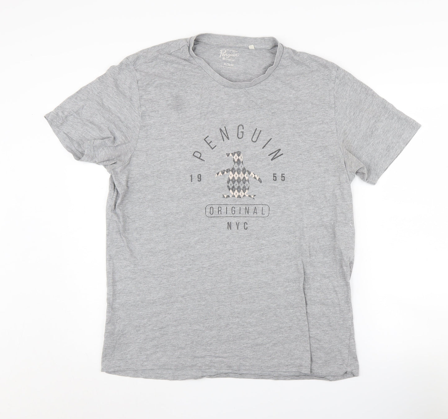 Original Penguin Grey Men's XL Graphic T-Shirt
