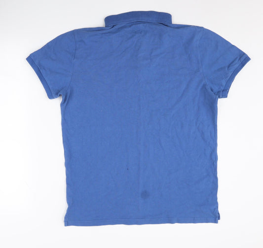 Jack Wills Men's Blue Polo, Size L