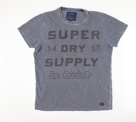 Superdry Men's Grey Graphic Print T-Shirt, S