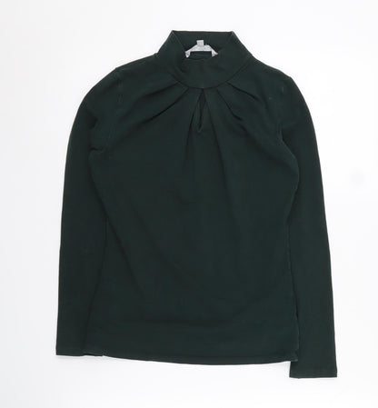 Womens UK Size 8 redherring Green Basic Blouse