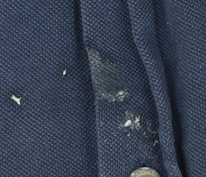 Polo Ralph Lauren Men's Blue Cotton Button-Up Shirt Size L
