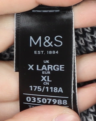 Womens UK Size XL Marks and Spencer Black Cardigan Jumper