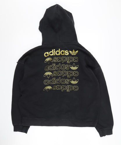 Adidas Women's Black Pullover Hoodie - Size S