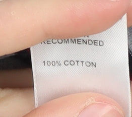 Marks and Spencer Grey Striped Men's T-Shirt L