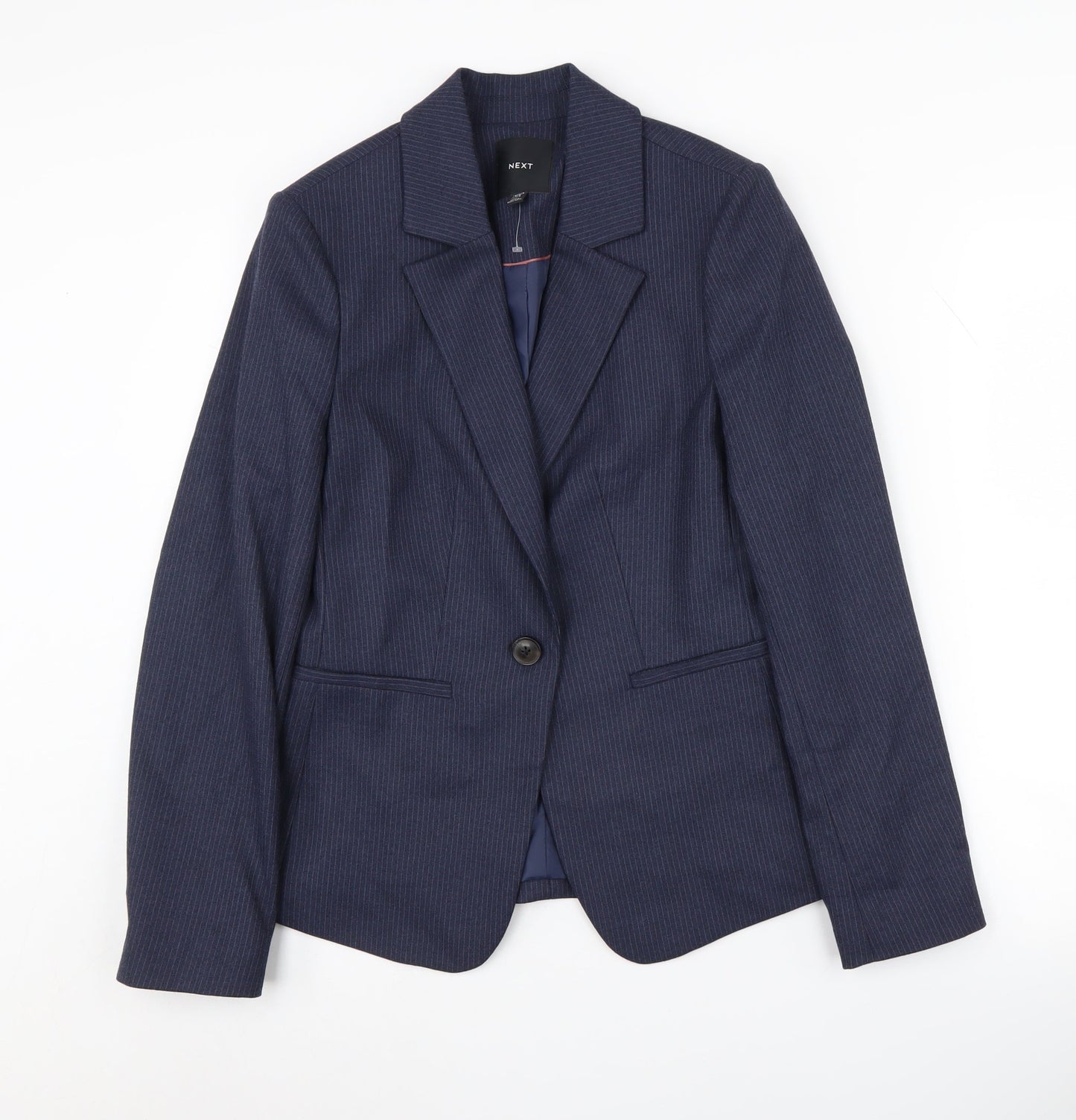 Next Women's Navy Blazer UK 6 Pinstripe Classic