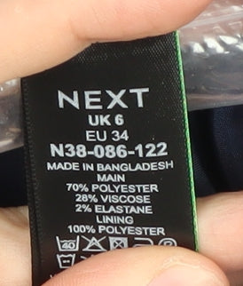 Next Women's Navy Blazer UK 6 Pinstripe Classic