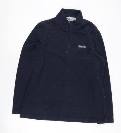 Regatta Women's Black Fleece High Neck Sweatshirt L