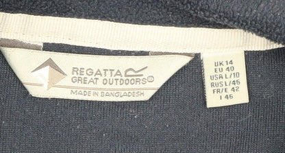 Regatta Women's Black Fleece High Neck Sweatshirt L