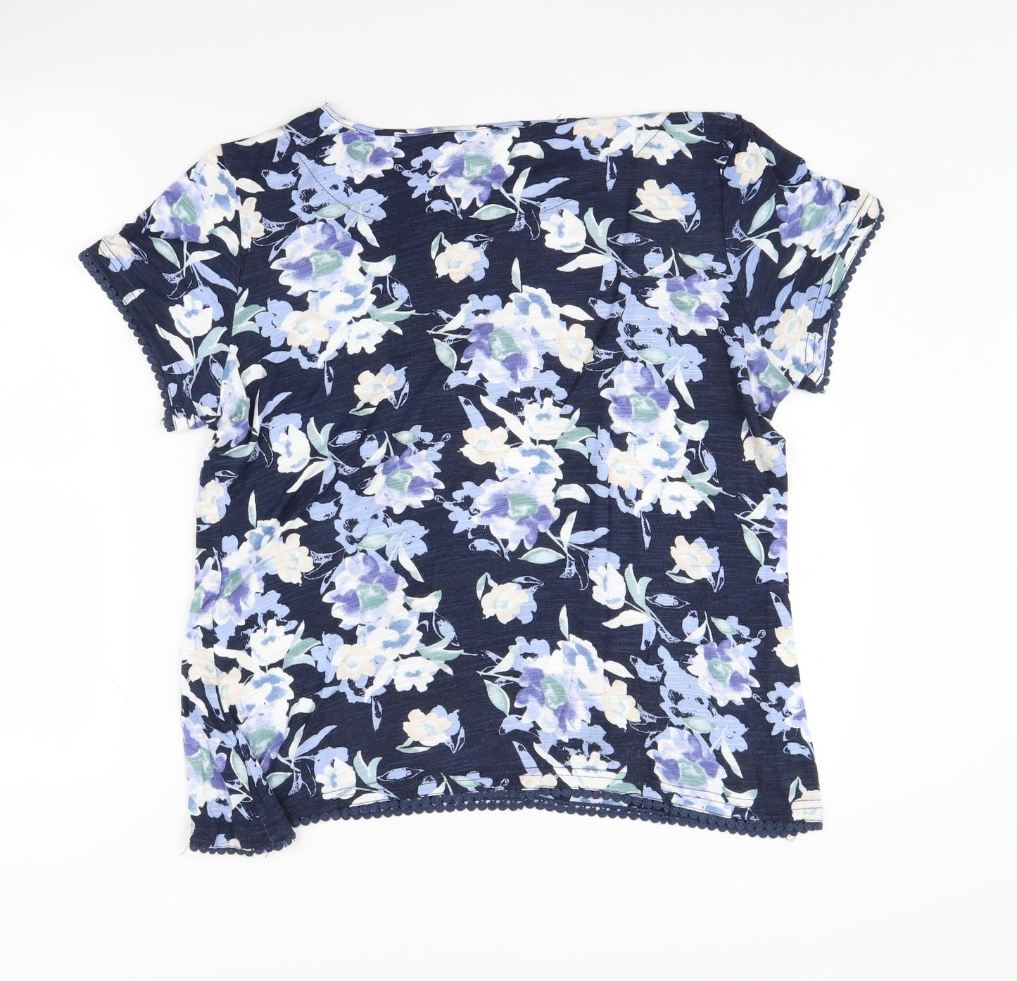 Womens UK Size 16 Classic Multicoloured Basic T-Shirt
