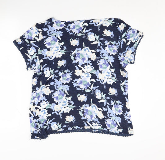 Womens UK Size 16 Classic Multicoloured Basic T-Shirt