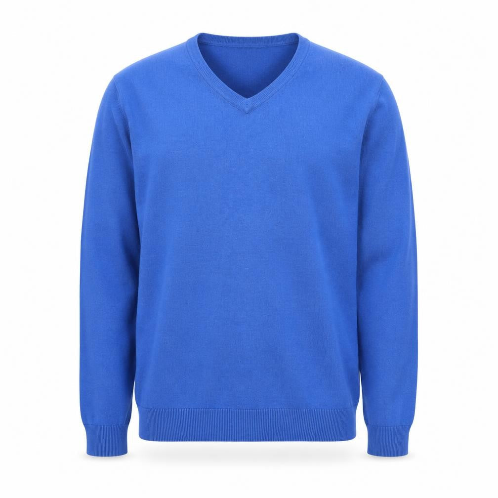 Mens UK Size M C&A Blue Pullover Jumper