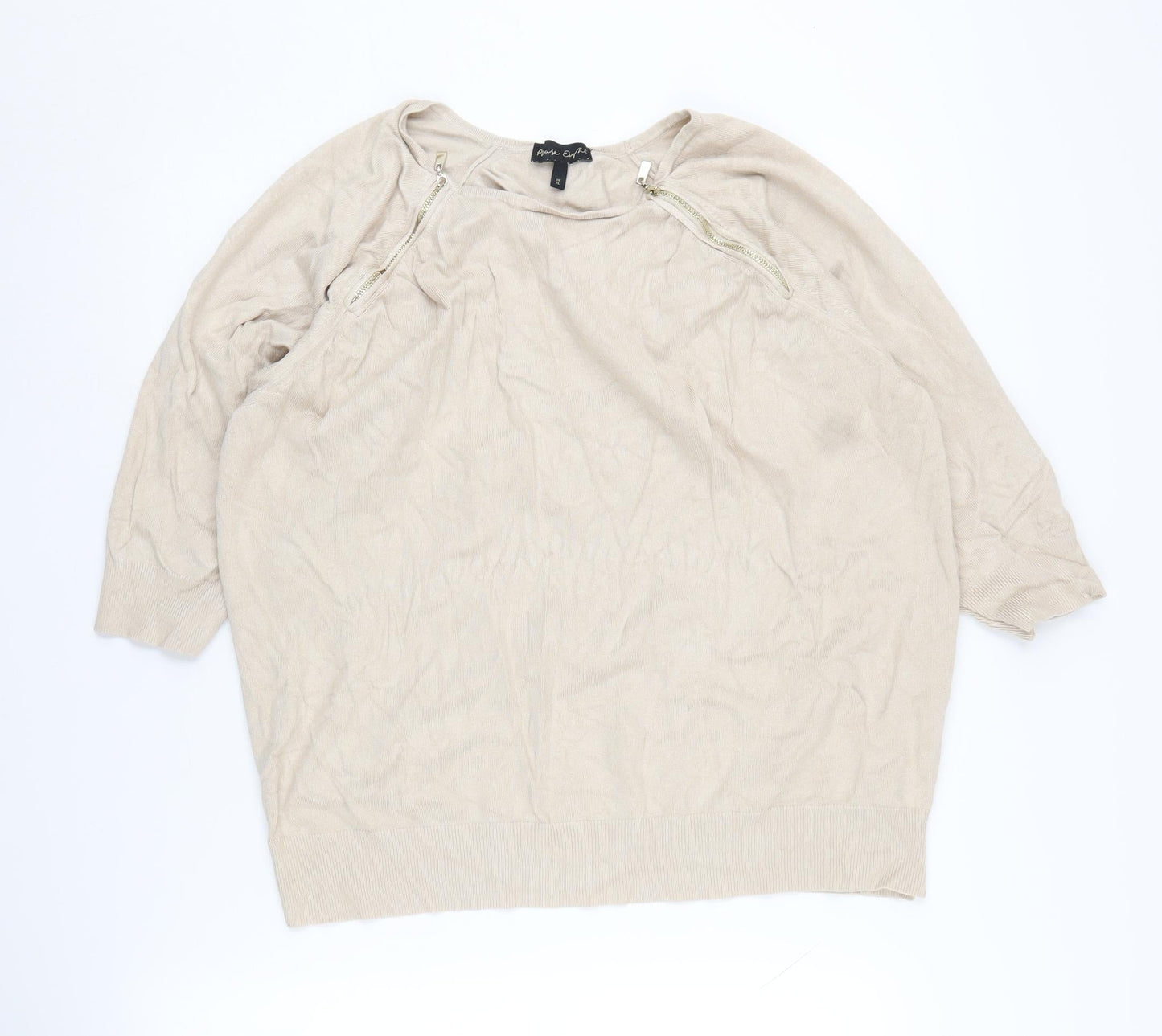 Womens UK Size XL Phase Eight Beige Pullover Jumper