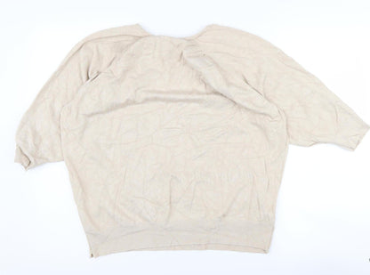 Womens UK Size XL Phase Eight Beige Pullover Jumper