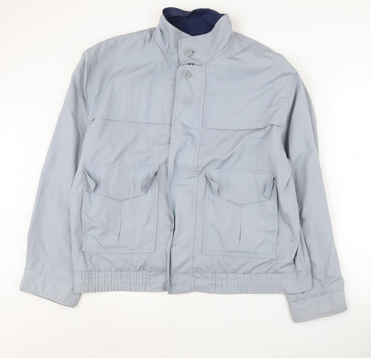 Mens UK Size XL Casual Club Blue Basic Jacket