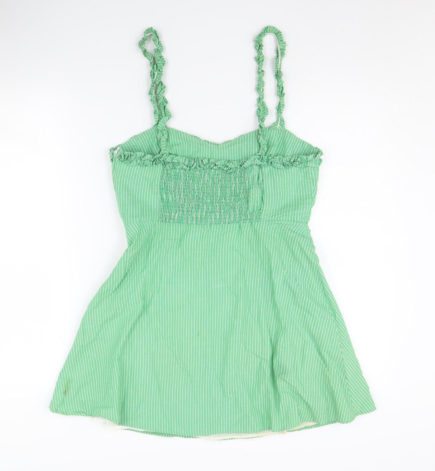 Womens UK Size 12 Zara Green Camisole Tank