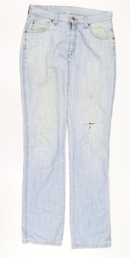 Wrangler Men's Blue Straight Jeans Size 32