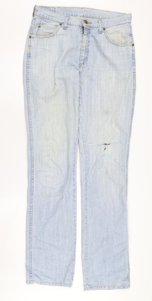 Wrangler Men's Blue Straight Jeans Size 32